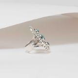 Julian Lovato Three Stone Turquoise Ring