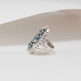 Julian Lovato Three Stone Turquoise Ring