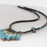 Janalee Reano Mosaic Inlay Reversible Necklace