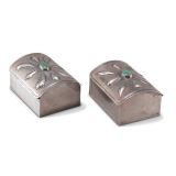 Navajo Silver Box with Bow Guard Design
