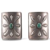Navajo Silver Box with Bow Guard Design