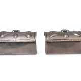 Navajo Silver Box with Bow Guard Design
