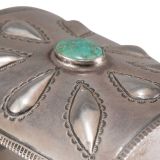 Navajo Silver Box with Bow Guard Design