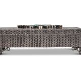 Navajo Silver Box with Zuni Inlaid Thunderbird