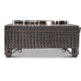 Navajo Silver Box with Zuni Inlaid Thunderbird