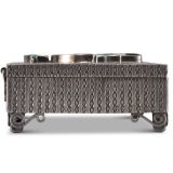 Navajo Silver Box with Zuni Inlaid Thunderbird