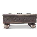 Navajo Silver Box with Turquoise