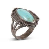 Vintage Navajo Turquoise Ring