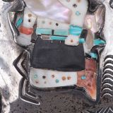 Walter Nahktewa Silver Box with Zuni White Fire God