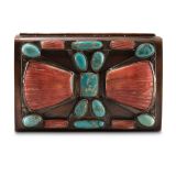 Juan Dideos Copper Box with Bow Guard Lid
