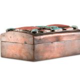 Juan Dideos Copper Box with Bow Guard Lid