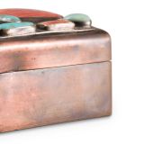 Juan Dideos Copper Box with Bow Guard Lid