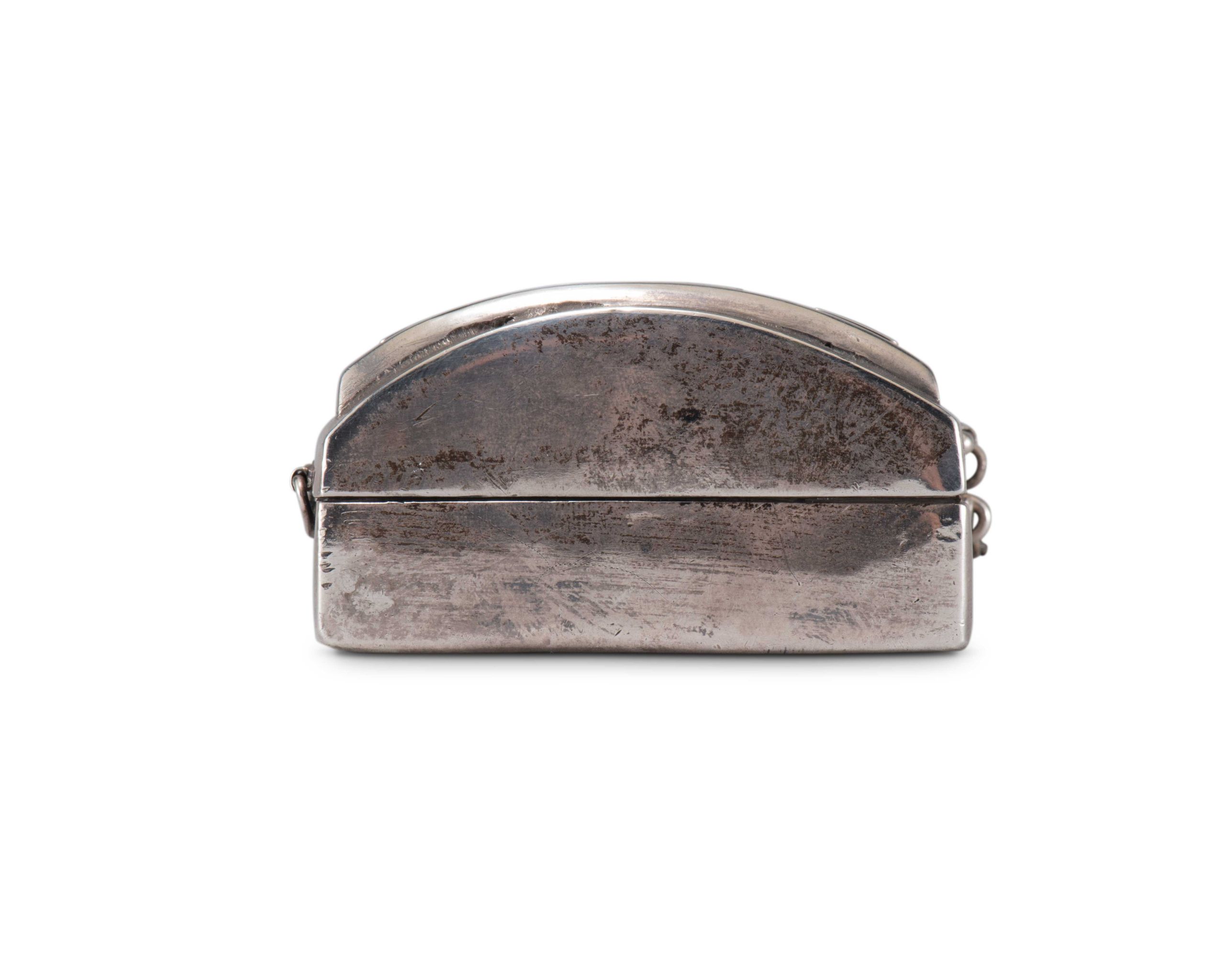 Roger Skeet Sr. and Lambert Homer Jr. Silver Box with Blue Gem Turquoise Zuni Inlay
