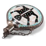 Teddy Weahkee Inlaid Double Sided Canteen