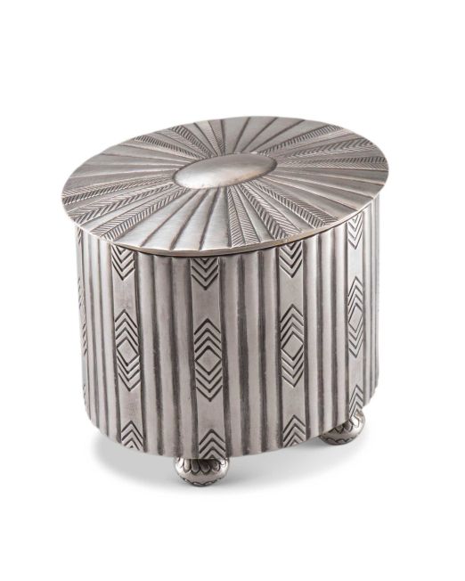 Navajo Silver Cylinder