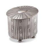Navajo Silver Cylinder