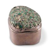 Silver Box with Mosaic Turquoise Inlay