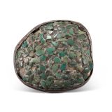 Silver Box with Mosaic Turquoise Inlay