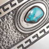 Kenneth Begay Silver Box with Turquoise