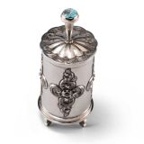 Shane Hendren Silver with Morenci Turquoise and Gems