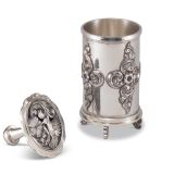 Shane Hendren Silver with Morenci Turquoise and Gems