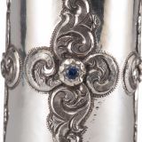 Shane Hendren Silver with Morenci Turquoise and Gems