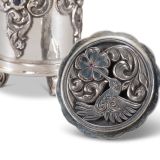 Shane Hendren Silver with Morenci Turquoise and Gems