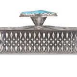 Jennifer Curtis Silver Box with Morenci Turquoise