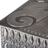 Jennifer Curtis Silver Box with Morenci Turquoise