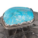 Jennifer Curtis Silver Box with Morenci Turquoise