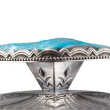 Jennifer Curtis Silver Box with Morenci Turquoise