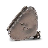 Lewis Lomay Small Silver Box with Turquoise