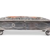 Navajo Silver Box with Zuni Knifewing Man