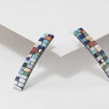 Charlene Reano Mosaic Inlay Earrings