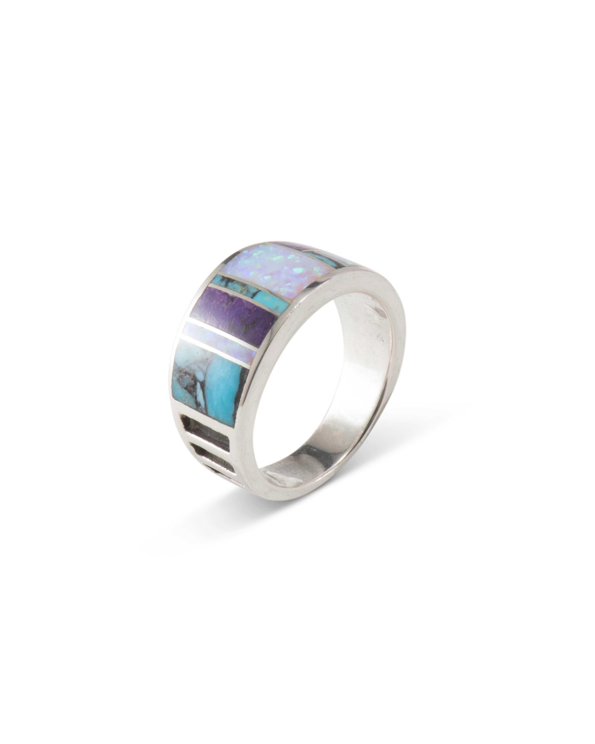 Supersmith Inc Shalako Collection Inlay Ring