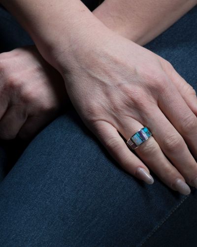 Supersmith Inc Shalako Collection Inlay Ring