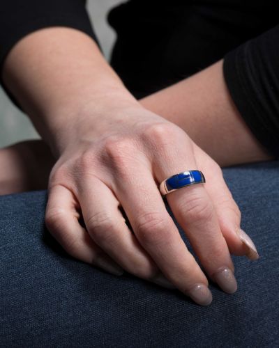Supersmith Inc Lapis Collection Inlay Ring