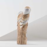 Troy Sice “Nesting Owls” Antler Fetish Carving