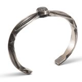 Harry H Begay Cuff Carinated Sterling Silver Cuff