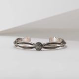 Harry H Begay Cuff Carinated Sterling Silver Cuff
