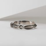 Harry H Begay Cuff Carinated Sterling Silver Cuff