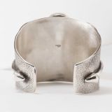 Carol Krena Coral and Black Jade Wide Cuff