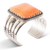 Mike Bird-Romero Sterling Silver Spiny Oyster Shell Cuff