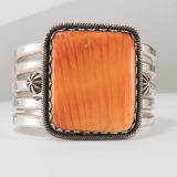 Mike Bird-Romero Sterling Silver Spiny Oyster Shell Cuff