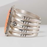 Mike Bird-Romero Sterling Silver Spiny Oyster Shell Cuff