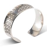 Norbert Peshlakai “Traction” Sterling Silver Cuff