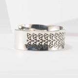 Norbert Peshlakai “Traction” Sterling Silver Cuff
