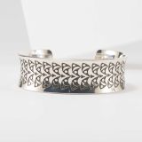 Norbert Peshlakai “Traction” Sterling Silver Cuff