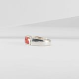Supersmith Inc Red Coral Collection Inlay Ring