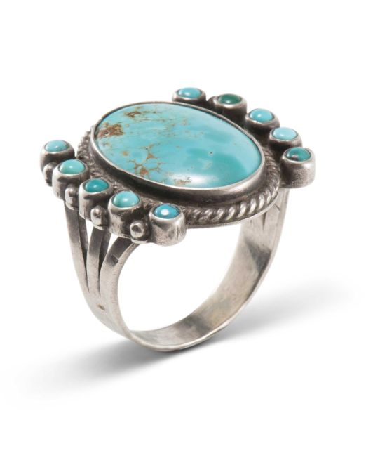 Vintage Navajo Turquoise Ring